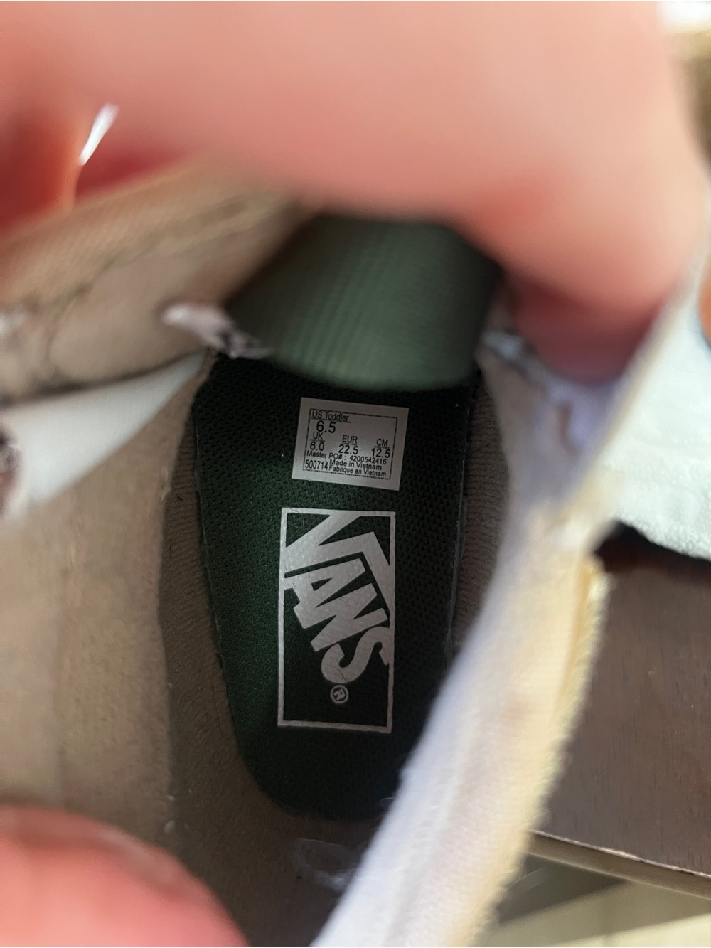 Vans Kids Tan & Brown Waterproof Winter Toddler Slip-On Hi Terrain V bootie shoe - Picture 3 of 7